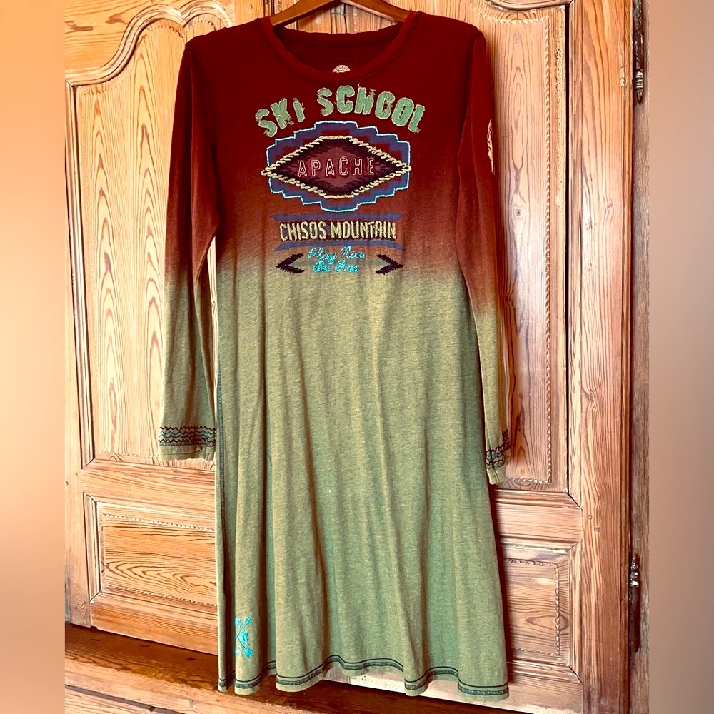 DOUBLE D RANCH “Ski School” T-shirt Dress